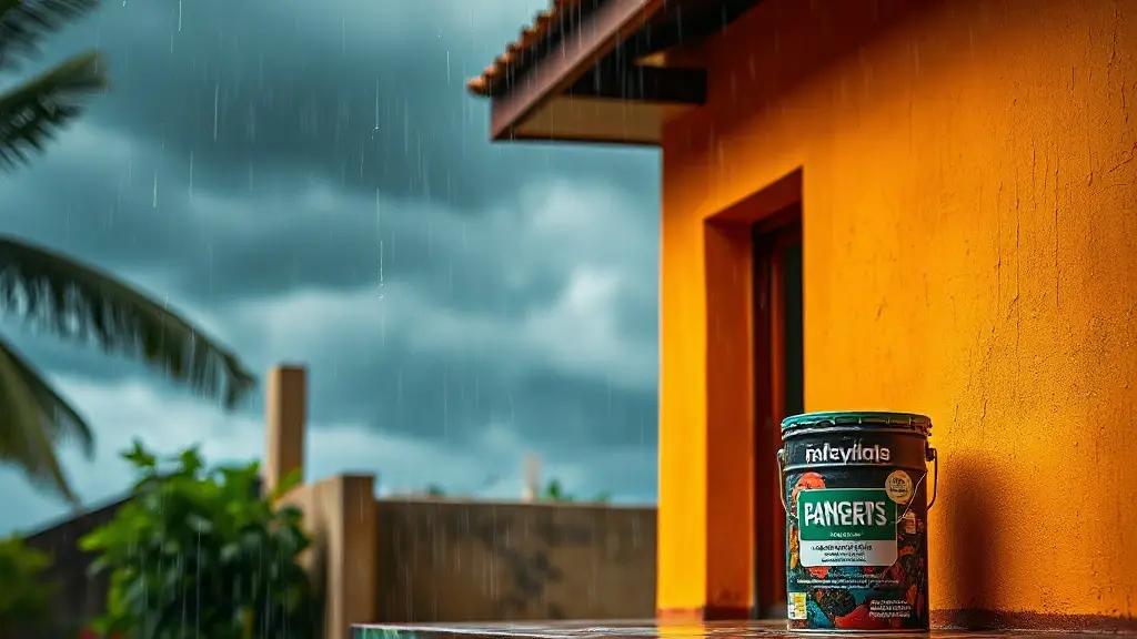 How Monsoon Rain Damages Your Home Walls & Paint