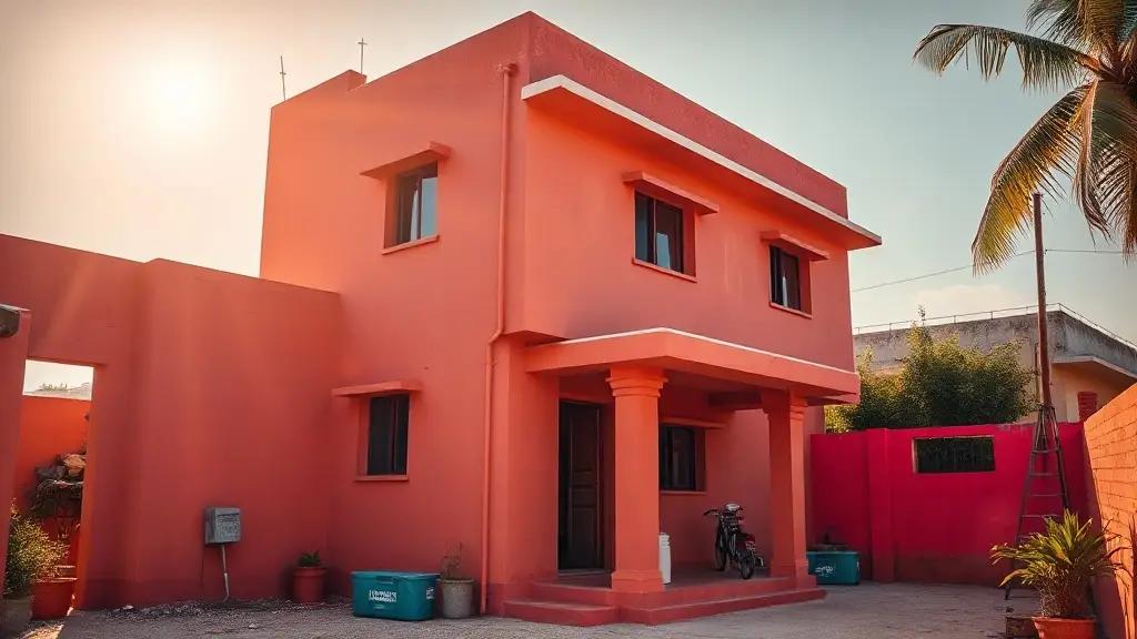Yellow Exterior Paint Ideas for Tamil Nadu Homes