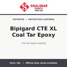 Shalimar Bipigard CTE XL Coal Tar Epoxy - coal tar epoxy coating by Shalimar Paints, 20L pack