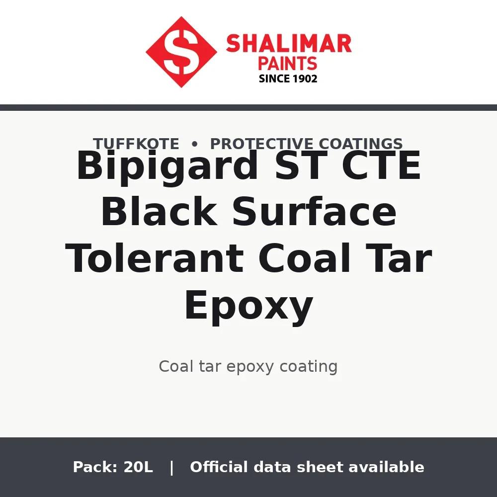 Shalimar Bipigard ST CTE Black Surface Tolerant Coal Tar Epoxy
