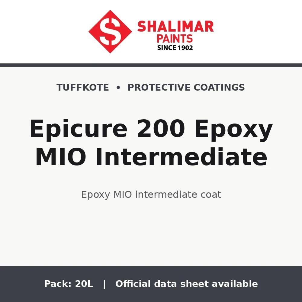 Shalimar Epicure 200 Epoxy MIO Intermediate
