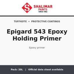 Shalimar Epigard 543 Epoxy Holding Primer - epoxy primer by Shalimar Paints, 20L pack