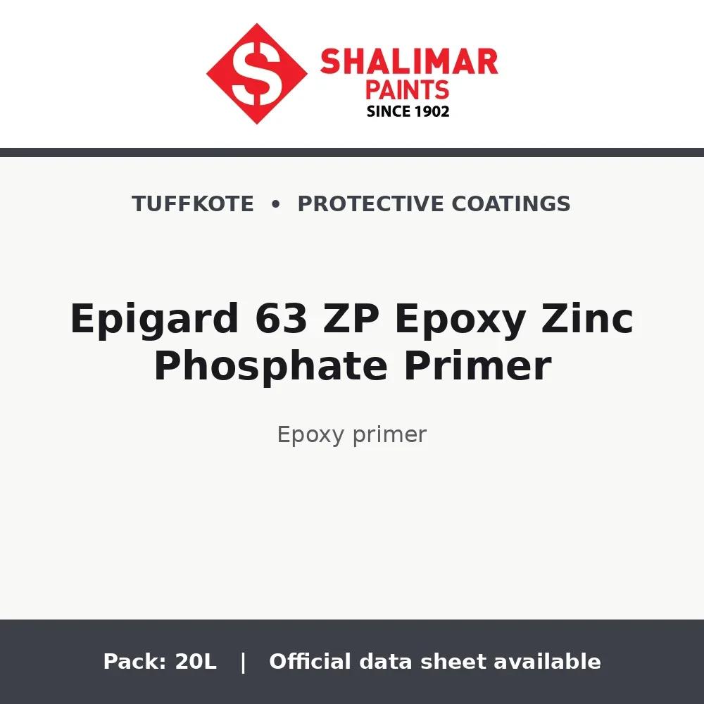Shalimar Epigard 63 ZP Epoxy Zinc Phosphate Primer