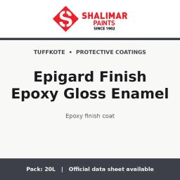 Shalimar Epigard Finish Epoxy Gloss Enamel - epoxy finish coat by Shalimar Paints, 20L pack
