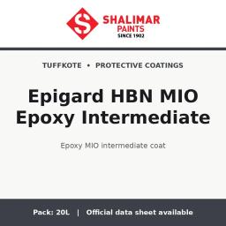 Shalimar Epigard HBN MIO Epoxy Intermediate - epoxy MIO intermediate coat by Shalimar Paints, 20L pack