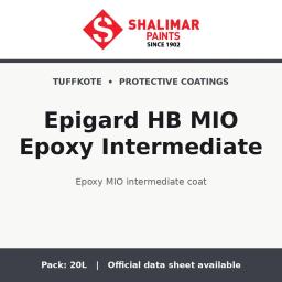 Shalimar Epigard HB MIO Epoxy Intermediate - epoxy MIO intermediate coat by Shalimar Paints, 20L pack