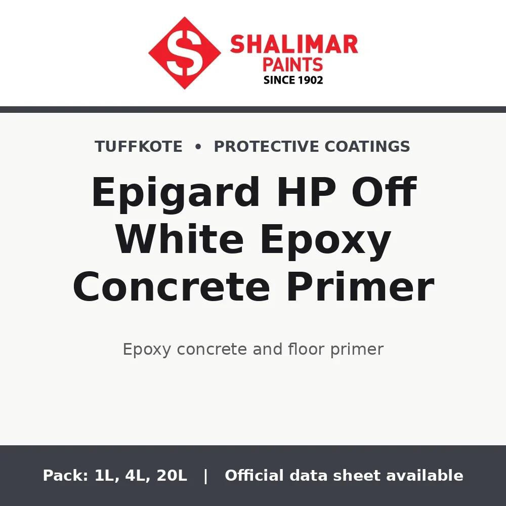 Shalimar Epigard HP Off White Epoxy Concrete Primer
