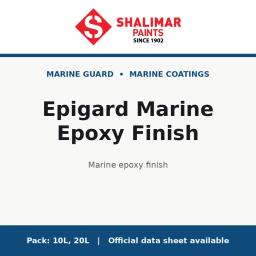 Shalimar Epigard Marine Epoxy Finish - marine epoxy finish by Shalimar Paints, 20L, 10L pack