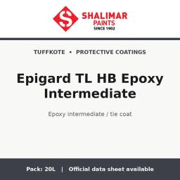 Shalimar Epigard TL HB Epoxy Intermediate - epoxy intermediate / tie coat by Shalimar Paints, 20L pack