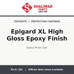 Shalimar Epigard XL High Gloss Epoxy Finish - epoxy finish coat by Shalimar Paints, 20L pack