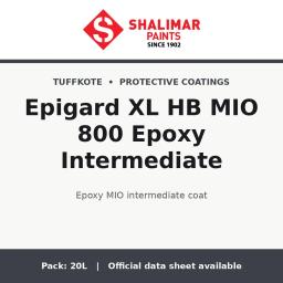 Shalimar Epigard XL HB MIO 800 Epoxy Intermediate - epoxy MIO intermediate coat by Shalimar Paints, 20L pack