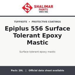 Shalimar Epiplus 556 Surface Tolerant Epoxy Mastic - surface tolerant epoxy mastic by Shalimar Paints, 20L pack
