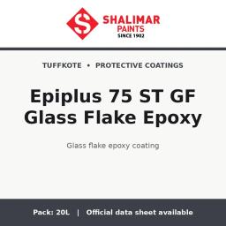 Shalimar Epiplus 75 ST GF Glass Flake Epoxy - glass flake epoxy coating by Shalimar Paints, 20L pack