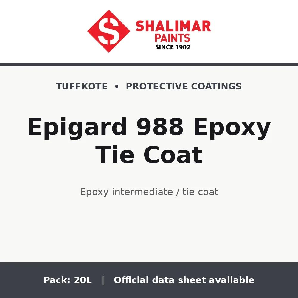 Shalimar Epigard 988 Epoxy Tie Coat