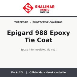 Shalimar Epigard 988 Epoxy Tie Coat - epoxy intermediate / tie coat by Shalimar Paints, 20L pack