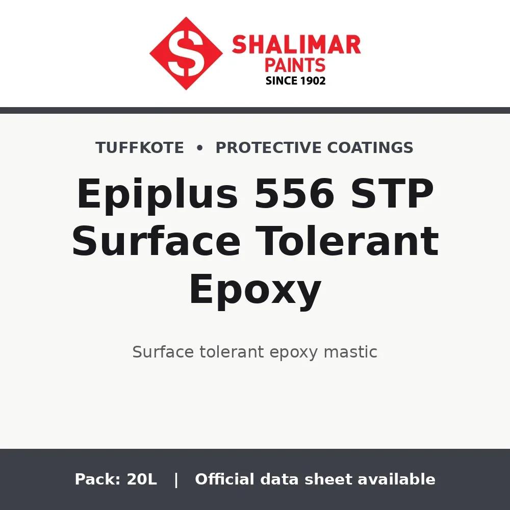 Shalimar Epiplus 556 STP Surface Tolerant Epoxy - surface tolerant epoxy mastic by Shalimar Paints, 20L pack