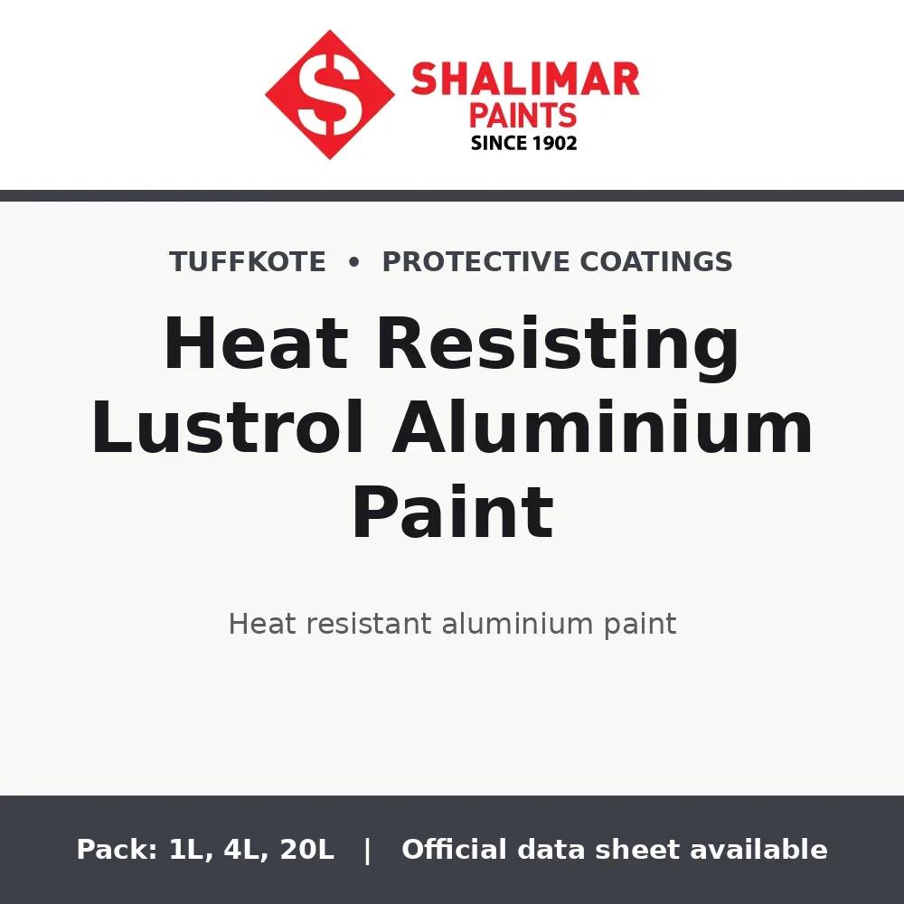 Shalimar Heat Resisting Lustrol Aluminium Paint