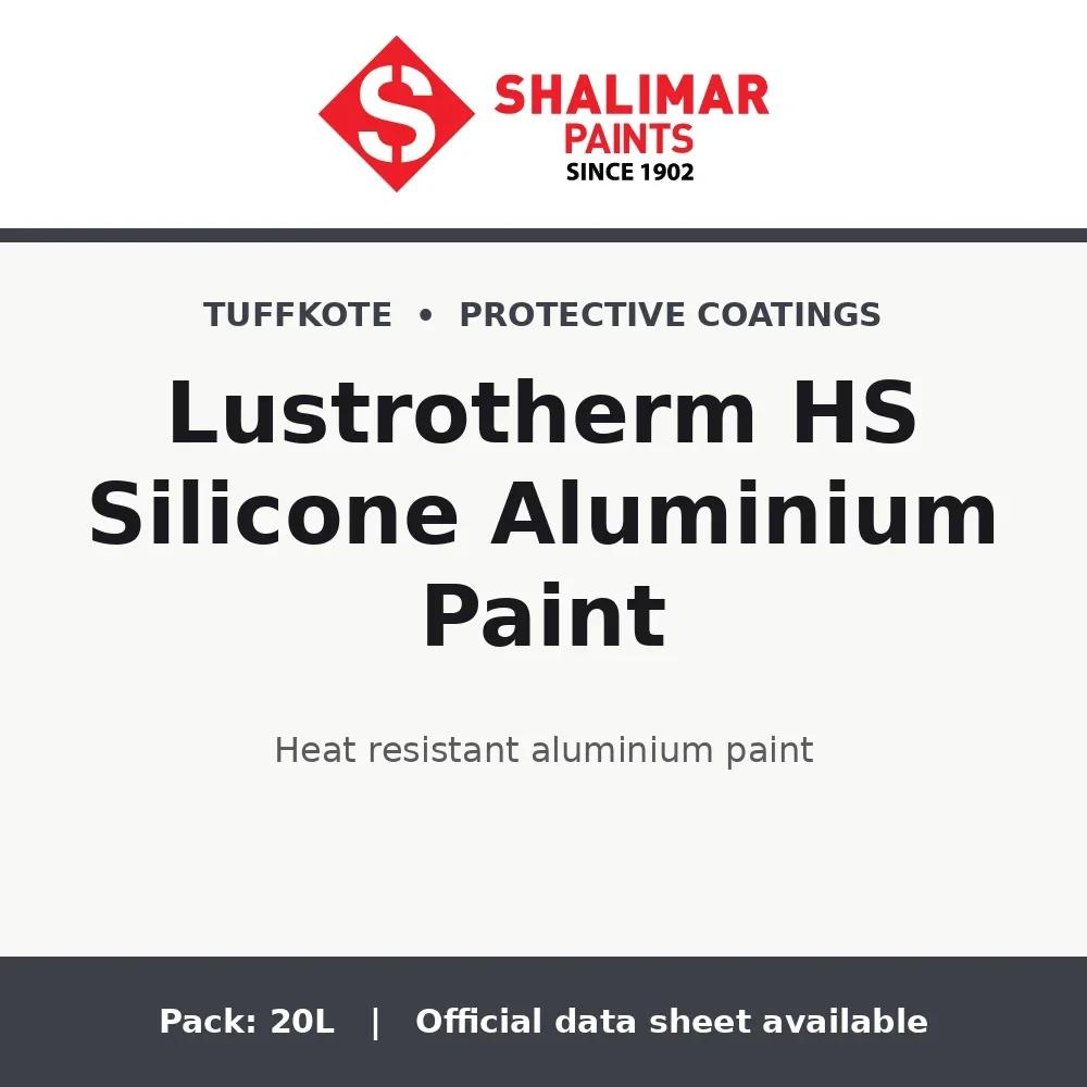 Shalimar Lustrotherm HS Silicone Aluminium Paint