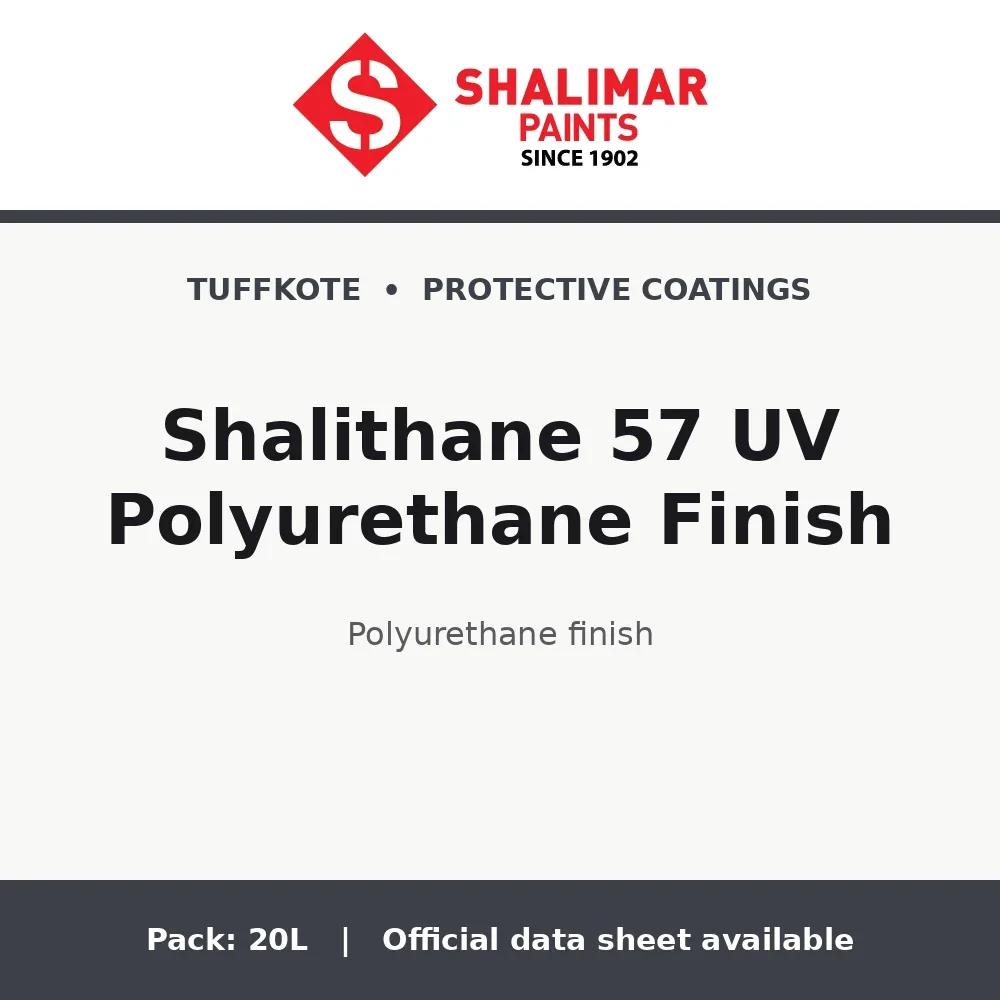 Shalimar Shalithane 57 UV Polyurethane Finish