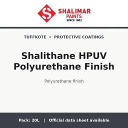 Shalimar Shalithane HPUV Polyurethane Finish - polyurethane finish by Shalimar Paints, 20L pack