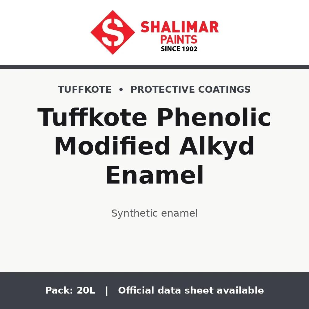Shalimar Tuffkote Phenolic Modified Alkyd Enamel - synthetic enamel by Shalimar Paints, 20L pack