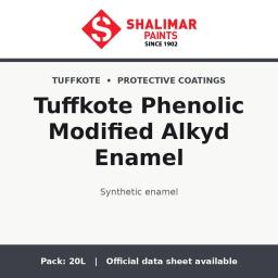 Shalimar Tuffkote Phenolic Modified Alkyd Enamel - synthetic enamel by Shalimar Paints, 20L pack