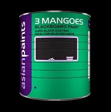 3 Mangoes Black Board Paint tin