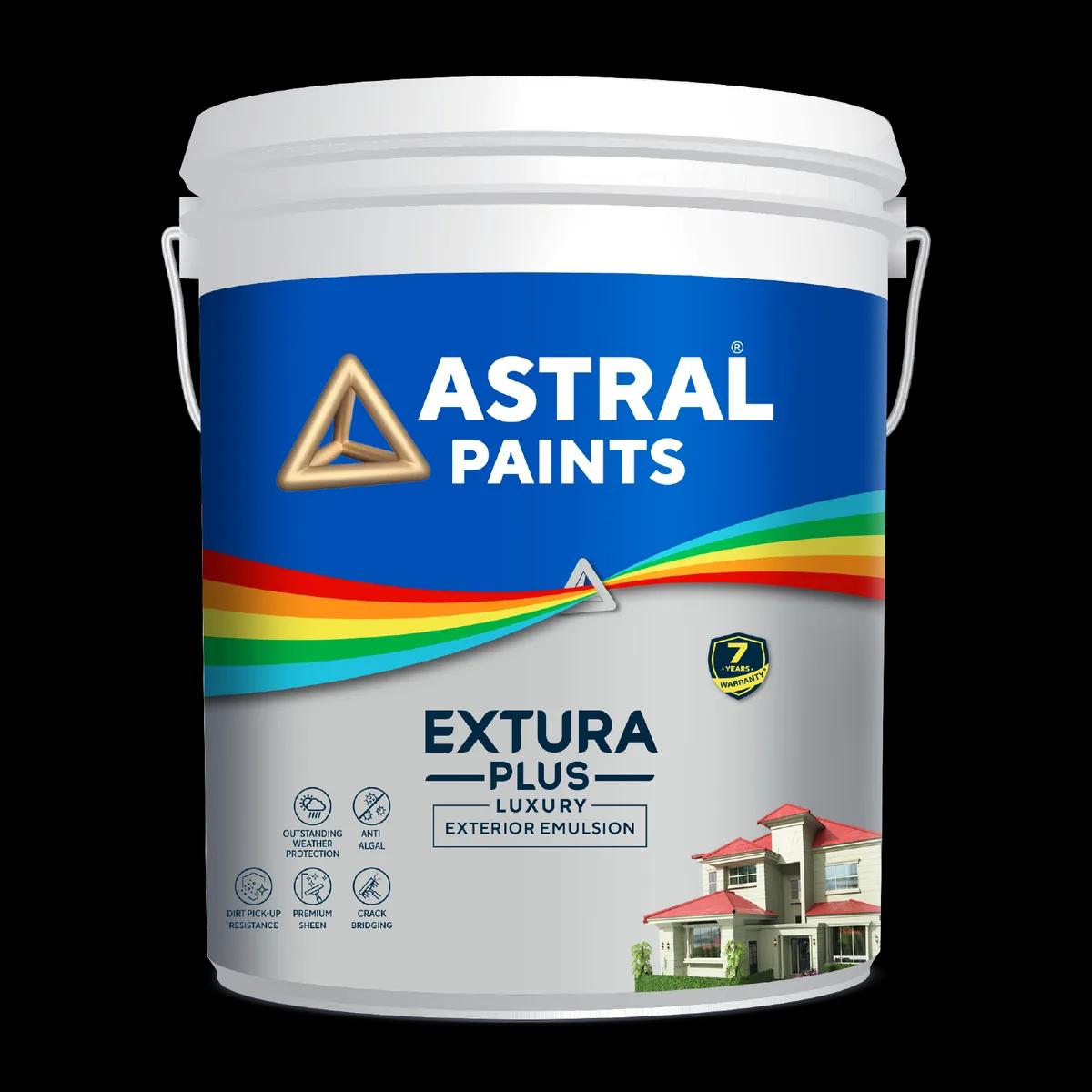 Astral Extura Plus Luxury Exterior Emulsion paint bucket