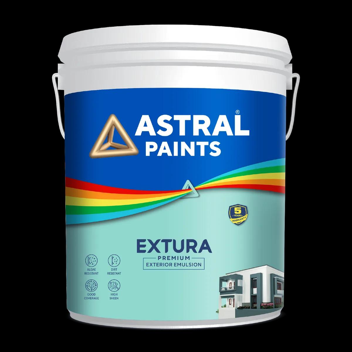Astral Extura Premium Exterior Emulsion wall paint pack