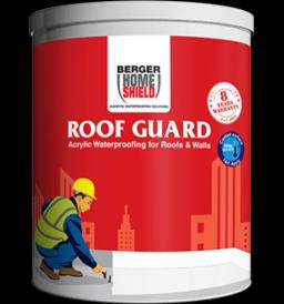 Berger HomeShield Roof Guard white waterproof roof coating