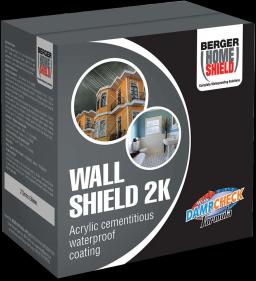 Berger HomeShield Wall Shield 2K white cementitious waterproof slurry
