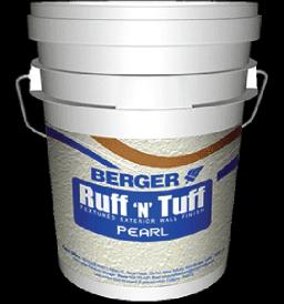 Berger Ruff and Tuff Pearl spray texture finish