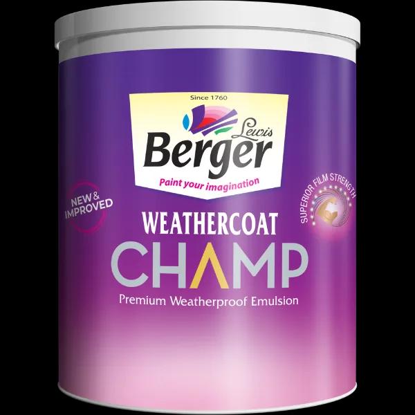 Berger Weathercoat Champ weatherproof exterior emulsion