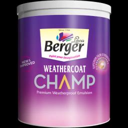 Berger Weathercoat Champ weatherproof exterior emulsion