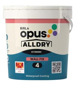 Birla Opus Alldry Wall Fix 4 waterproofing primer pack