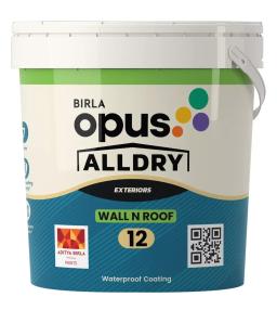 Birla Opus Alldry Wall n Roof 12 waterproof coating pack