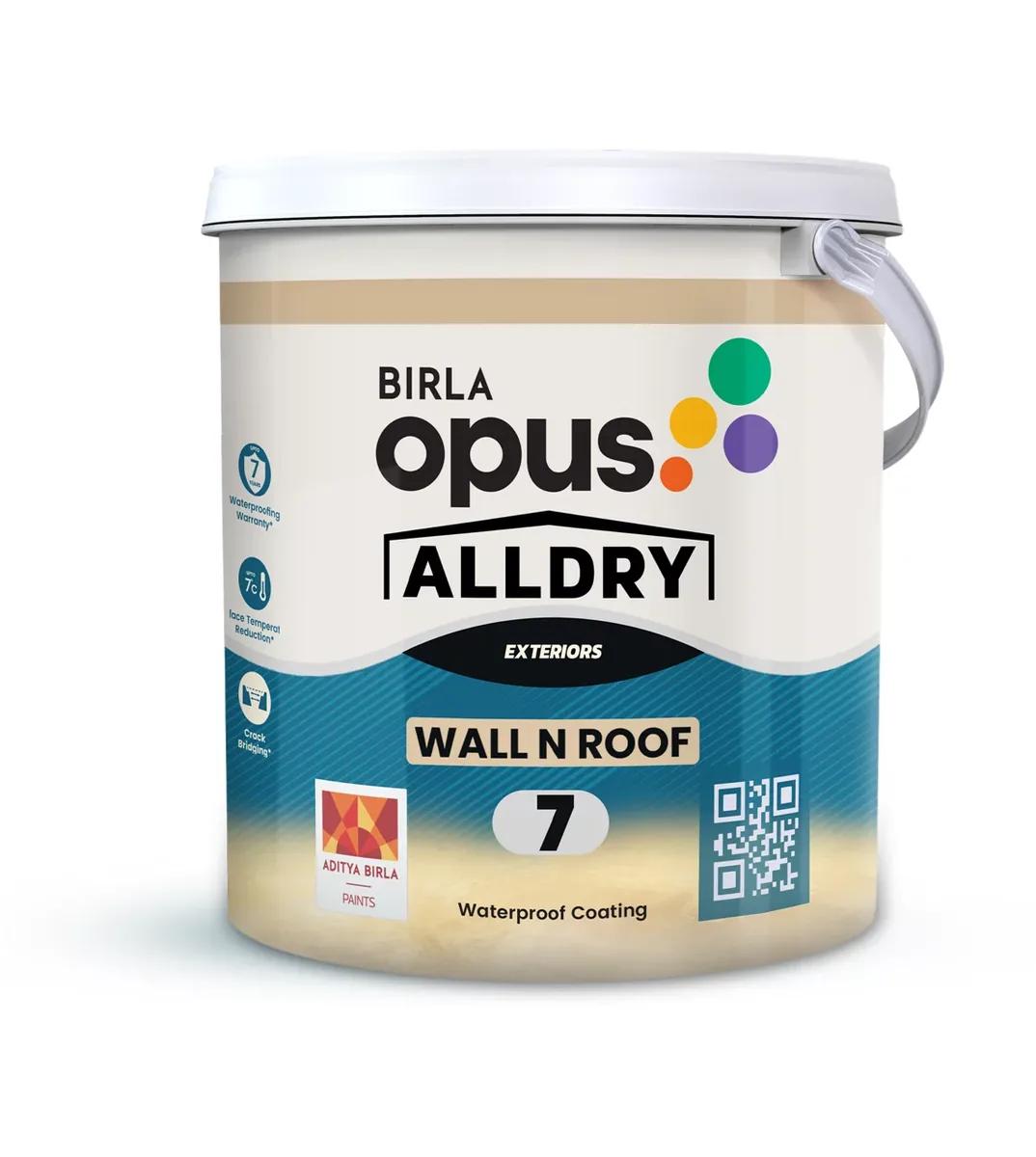 Birla Opus Alldry Wall n Roof 7 waterproof coating