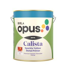 Birla Opus Calista Sparkle Yellow Metal Primer pack