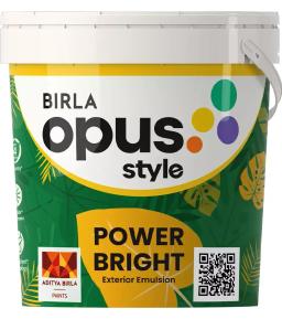 Birla Opus Style Power Bright exterior emulsion pack