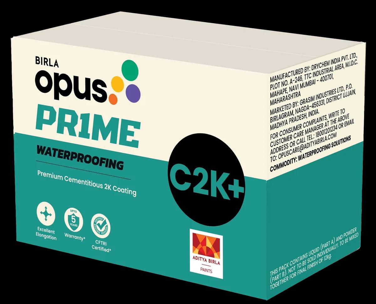 Birla Opus Prime C2K+ Premium Cementitious 2K Coating