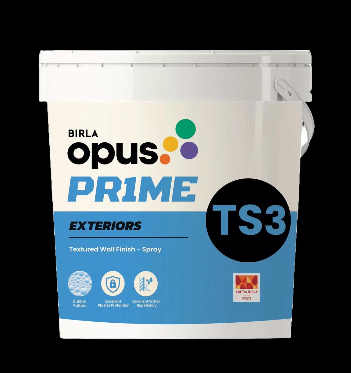 Birla Opus Prime TS3 Exterior Spray Wall Finish Texture