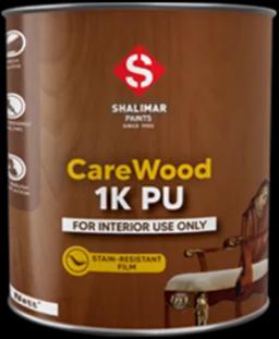 Shalimar CareWood 1K PU clear wood coating tin