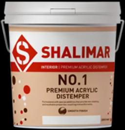 Shalimar No.1 Premium Acrylic Distemper pack
