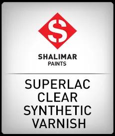 Shalimar Superlac Clear Synthetic Varnish tin