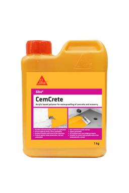 Sika CemCrete acrylic waterproofing polymer container