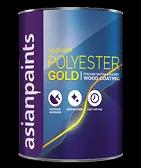 WoodTech Polyester Gold high gloss wood coating