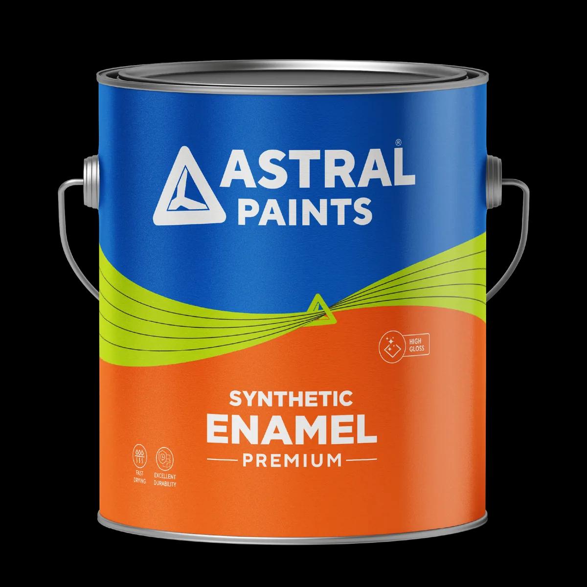 Astral Premium Synthetic Enamel high gloss paint tin