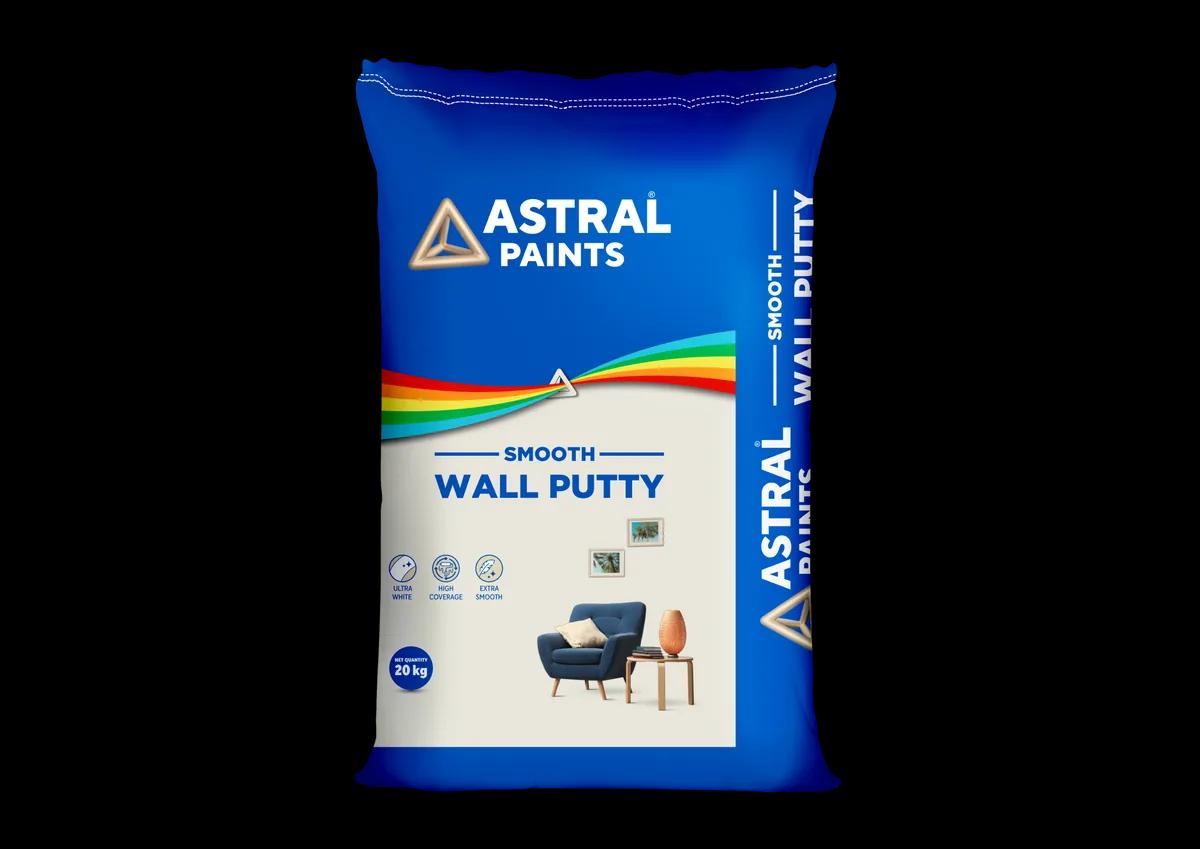 Astral Smooth Wall Putty cement based bag