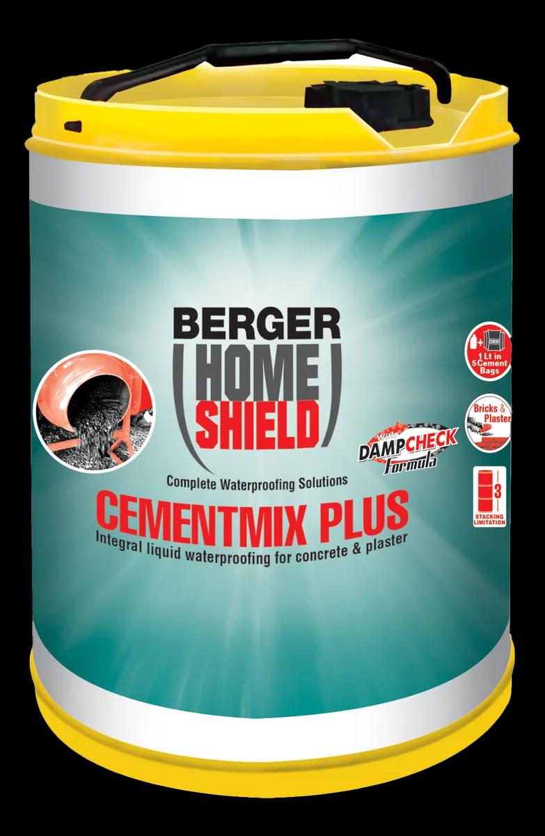 Berger HomeShield Cementmix Plus concrete waterproofing admixture