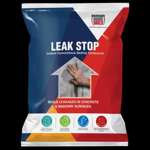 Berger HomeShield Leakstop rapid set plugging mortar